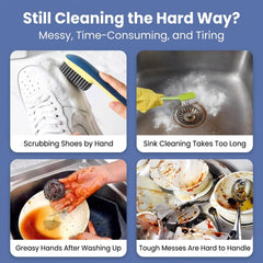 Norqiva Electric Spin Scrubber with 3 Speed Modes and 5 Brush Heads