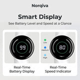 Norqiva Electric Spin Scrubber with 3 Speed Modes and 5 Brush Heads