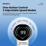 Norqiva Electric Spin Scrubber with 3 Speed Modes and 5 Brush Heads